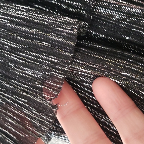 IZ Byer Girl Metallic Tired Skirt - Picture 3 of 8